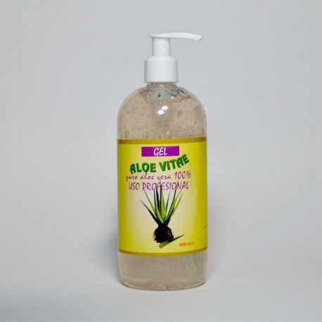 Gel puro aloe vera 100% 500 ml.